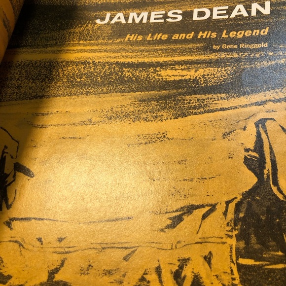 Screen Legends May 1965 James Dean Carroll Baker Fan Magazine Poster Vintage - Picture 15 of 16